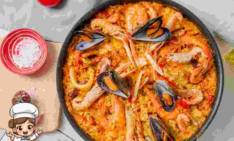 versión clásica con pescado y carne según la tradición valenciana