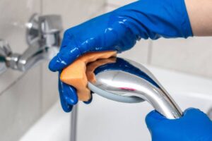 calcare nel bagno